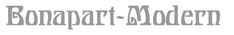Bonapart-Modern