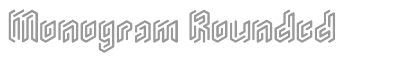 Monogram Rounded