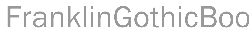 FranklinGothicBookC