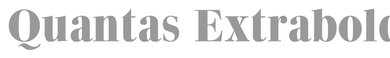 Quantas Extrabold