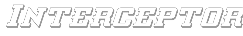 Interceptor 3D Italic