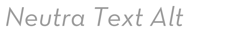 Neutra Text Alt