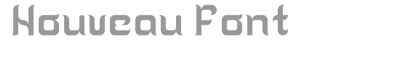 Nouveau Font