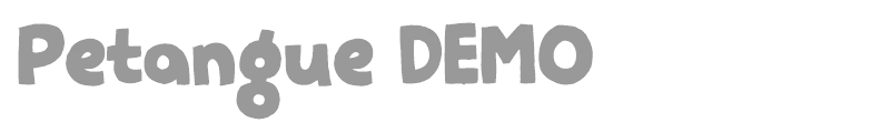 Petangue DEMO
