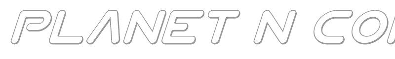 Planet N Compact 3D Italic