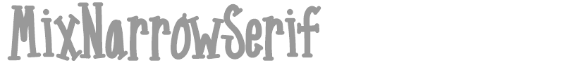 Mix Narrow Serif