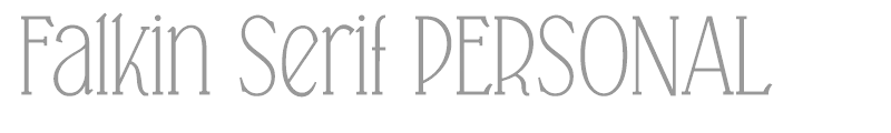 Falkin Serif