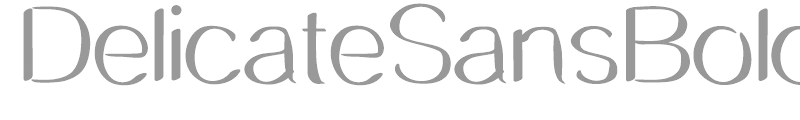 Delicate Sans