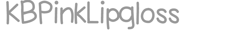 KB Pink Lipgloss