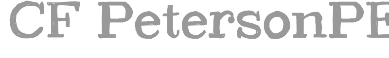 CF Peterson