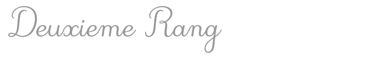 Deuxieme Rang