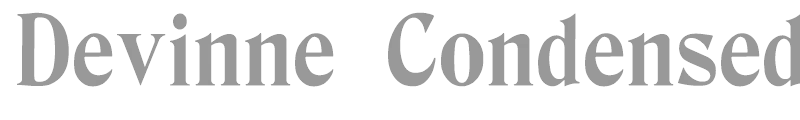 Devinne Condensed 2