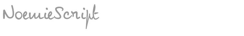 Noemie Script