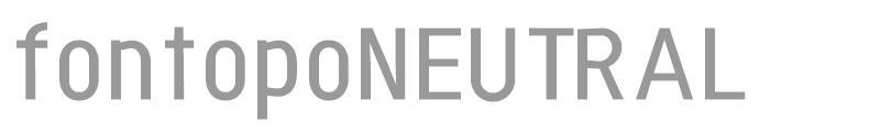 Fontopo Neutral