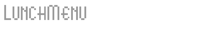 LunchMenu