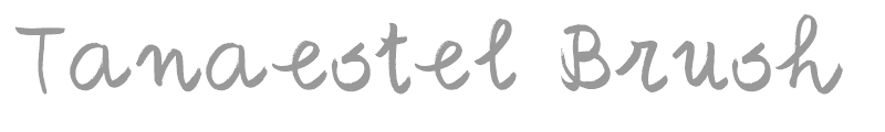Tanaestel Brush Script 01