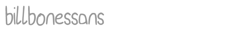 Billbones Sans
