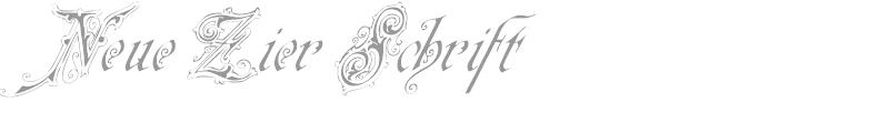 Neue Zierschrift