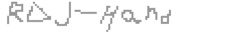 RDJ Hand Pixel