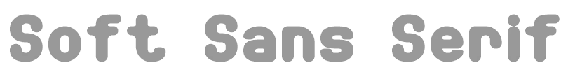 Soft Sans Serif 7