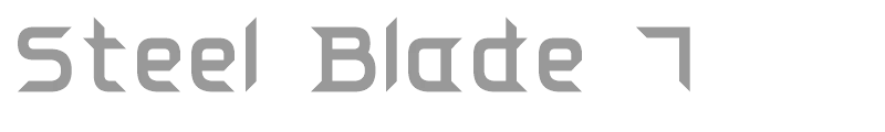 Steel Blade 7
