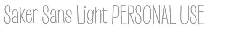 Saker Sans Light