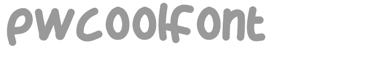 PW Cool Font