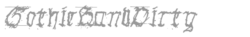 Gothic Hand Dirty
