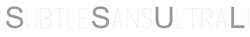 Subtle Sans
