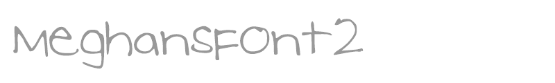 Meghans Font 2