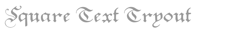 Square Text