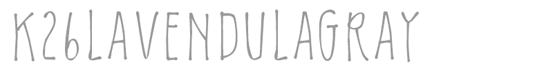 K26 Lavendula Gray