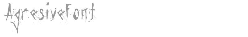 Agresive Font