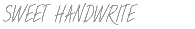Sweet Handwrite