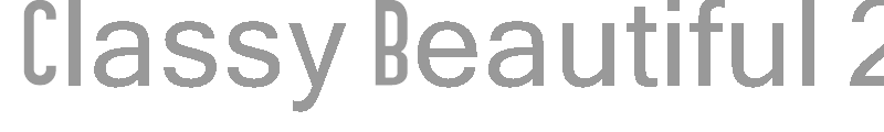 Classy Beautiful Sans