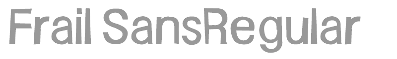 Frail Sans