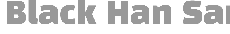 Black Han Sans