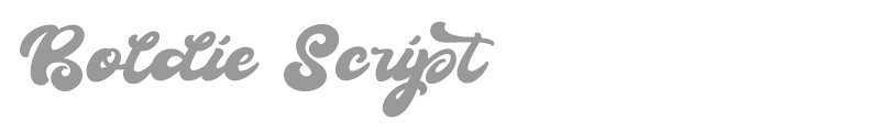 Boldie Script