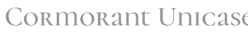 Cormorant Unicase