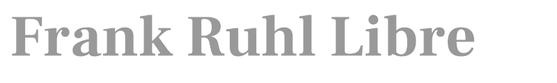 Frank Ruhl Libre