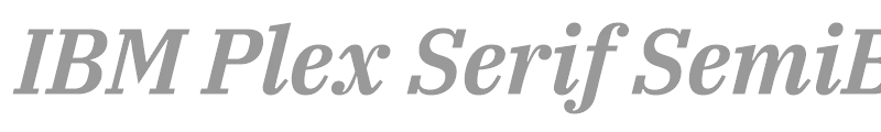 IBM Plex Serif