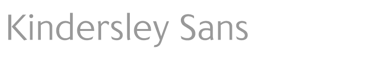 Kindersley Sans