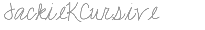 Jackie K Cursive