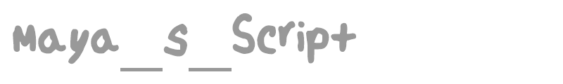 Mayas Script
