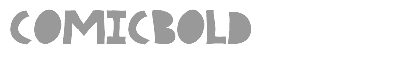 Comic Bold