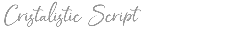 Cristalistic Script