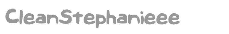 Clean Stephanieee