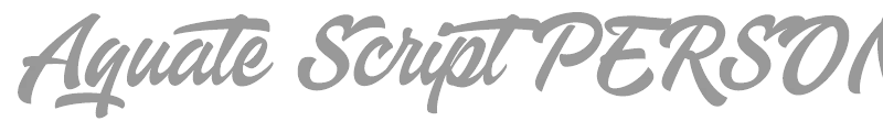 Aquate Script