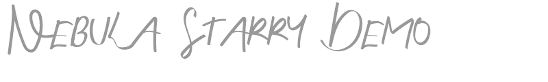 Nebula Starry