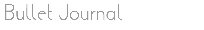 Bullet Journal